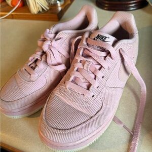 Nike Light Pink Corduroy Sneakers